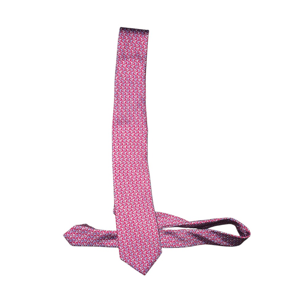 Tommy Hilfiger Mens Lobster Print 100%‎ Silk Business Casual Tie